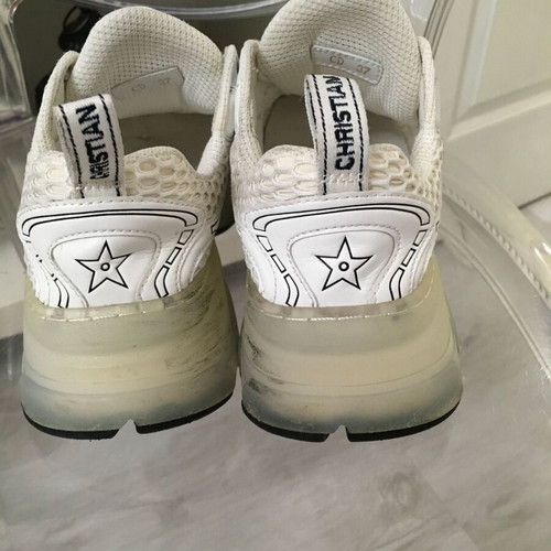Christian Dior sneaker women size 37 like new, white