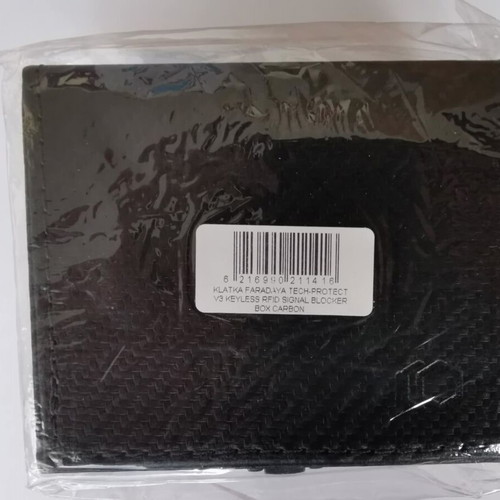 TECH-PROTECT Faraday Box V3 Keyless RFID Signal Blocker Carbon Case Black new