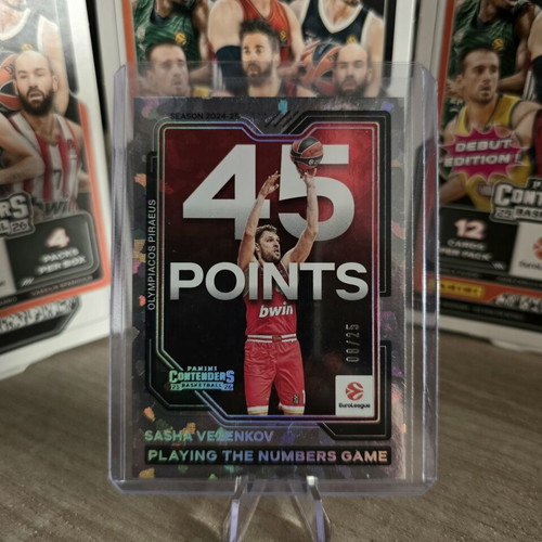 Sasha Vezenkov Panini Euroleague Contenders 2025-26 Card new
