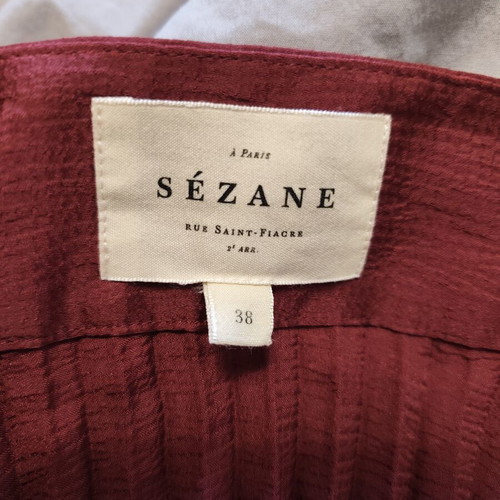 Sezane pleated skirt like new, length 82 cm, waist 36 cm