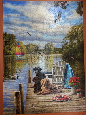 Cobble Hill Dog Day Afternoon 1000-piece puzzle