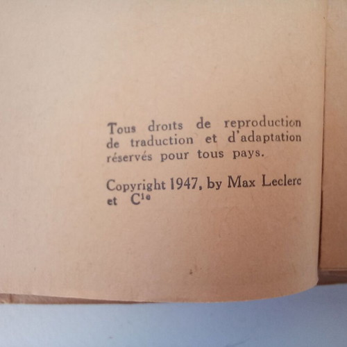 Book La Psychologie de L'intelligence used, 1947, Jean Piaget