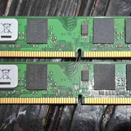 Σετ μνήμες RAM 4GB (2x2GB) DDR2 800MHz PC2-6400 σαν καινούργιο