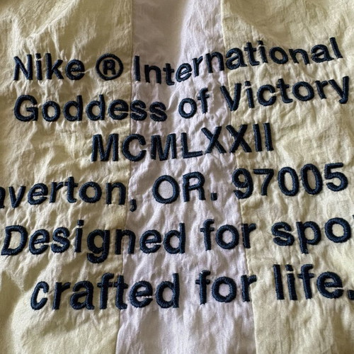 Nike Swoosh swim shorts used, size L, yellow