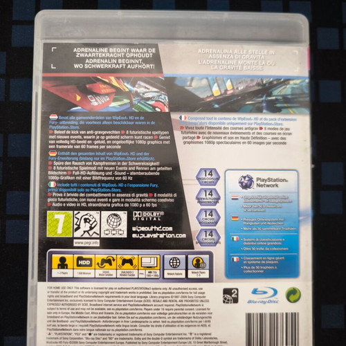 WipEout HD Fury PS3 game