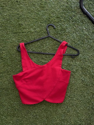 ASOS Crop Top red, like new, size S