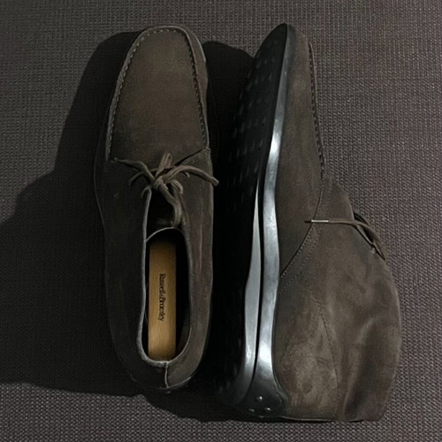 Tod's Polacchino Suede Leather Boots like new brown size 45.5-46