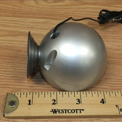 Coby CS-P14 Mini Stereo Speaker System like new, silver and green