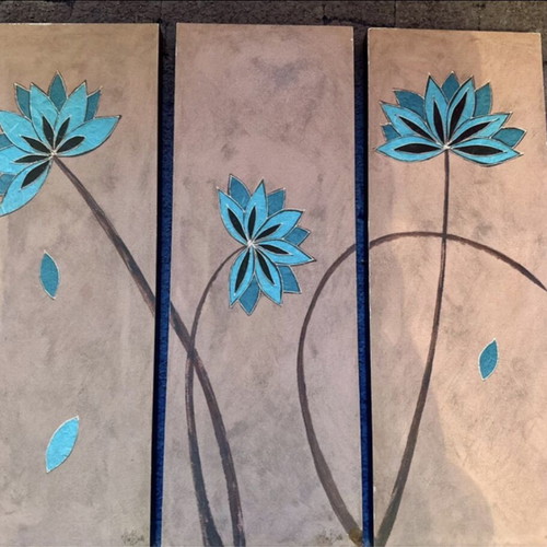 Alan Buckle Wooden Lotus Art Trilogy like new