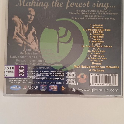 Native American Flute Music CD, Making The Forest Sing