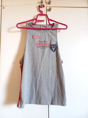 Freddy sleeveless gray shirt new, sizes M and L