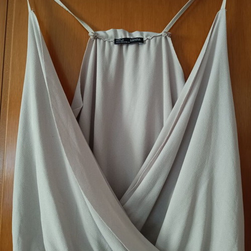 Zara bodysuit like new, light gray, size S