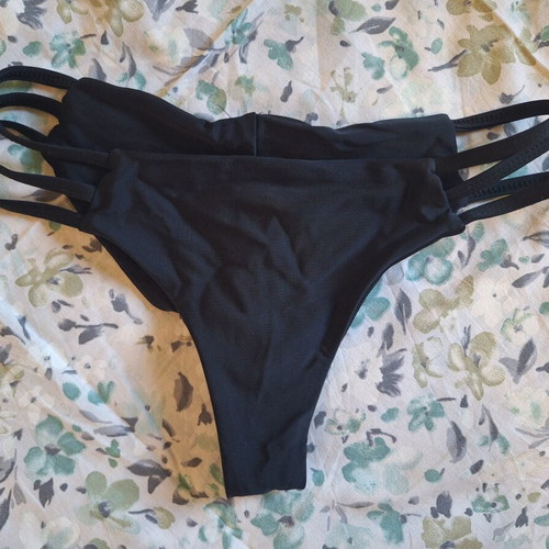 Brazilian bikini bottom used, black, size M
