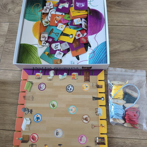 Mαλλιά κουβάρια board game like new, 5+ years, 2-4 players