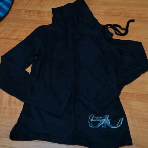 Byblar Blu blouse like new, size M, black
