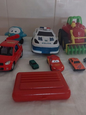 Various toys used, all together