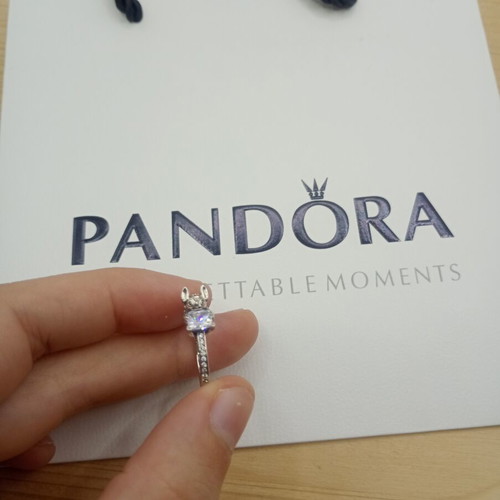 Pandora Stitch ring size 56, silver