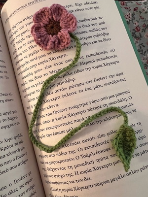 Handmade flower bookmark new