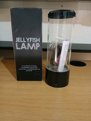 Jelly Fish lamp new, LED, 22 cm, black