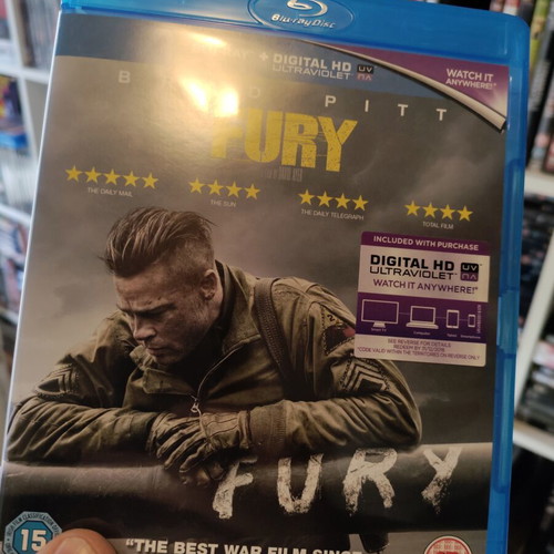Fury Blu-Ray like new with Greek subtitles