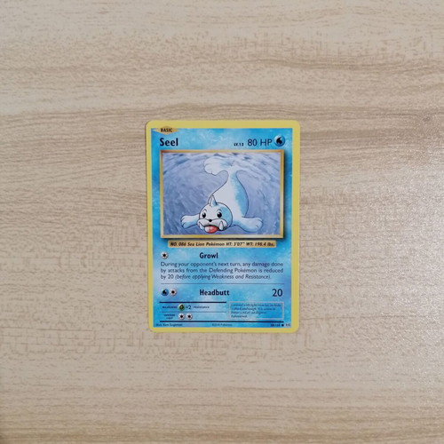 Pokémon Seel Evolutions 2016 card new