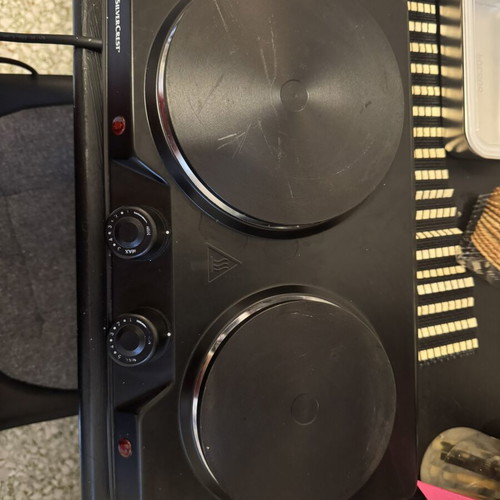 Silvercrest double hot plate used, fully functional