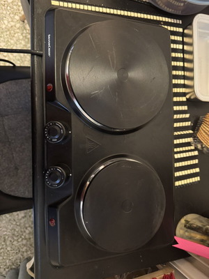 Silvercrest double hot plate used, fully functional