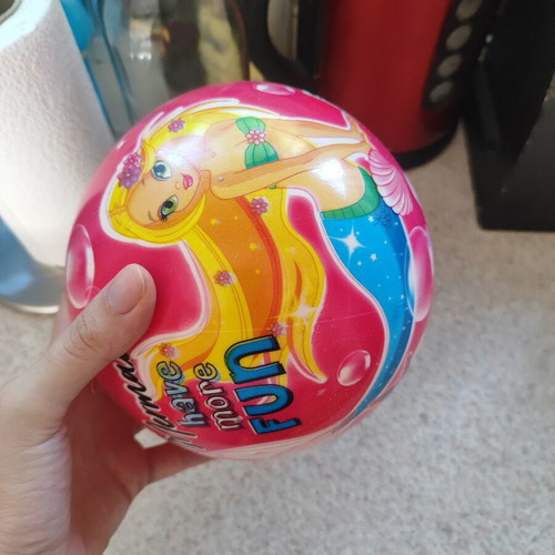 Mermaids Have More Fun Kids Ball like new, colorful plastic