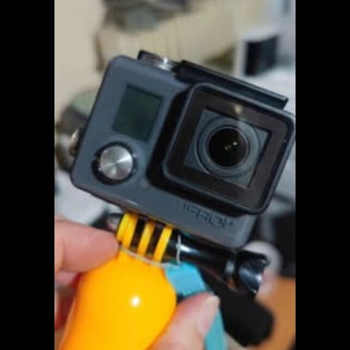 Go Pro Hero+ plus used action cam with LCD and handle