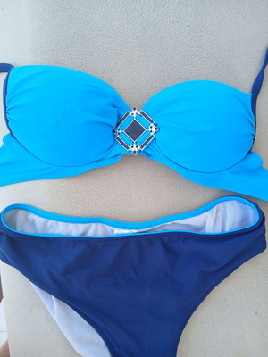 Katia women's swimsuit like new, blue, size XXL