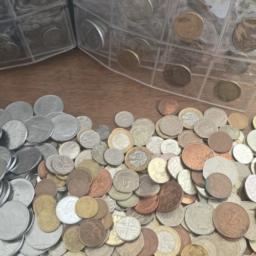 Lot of world coins used, 1900's+