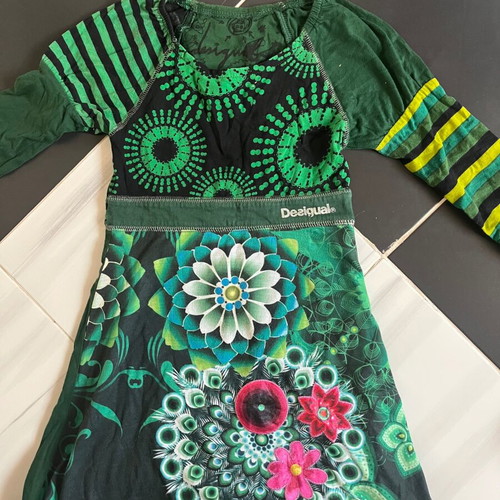 Desigual girls dress like new, colorful, sizes 134-140 cm