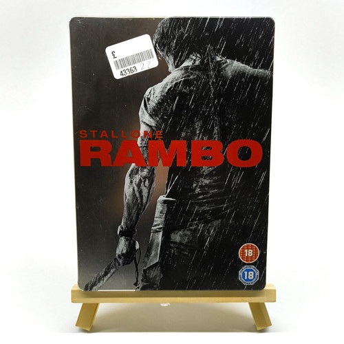 Rambo Stallone Steelbook DVD used, English edition, collectible