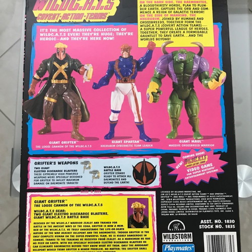 Grifter from Wildcats 12-inch figure new sealed