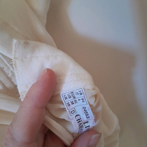 Lise Charmel Antigel bodysuit used, white, non push up