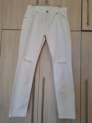 Men's white pants like new, size M