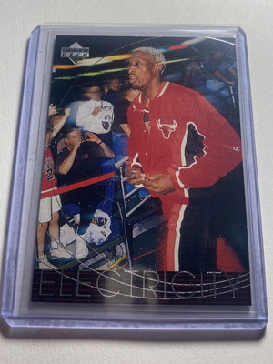 Dennis Rodman Electric City Insert Upper Deck Collector’s Choice card new