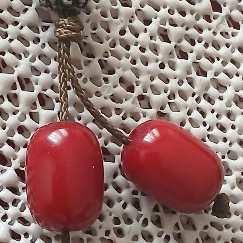 Old bakelite komboloi, 30 cm, 35 grams, 22 beads
