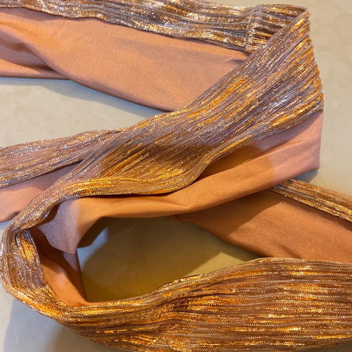 Anna Samouka rose gold dress like new, size M