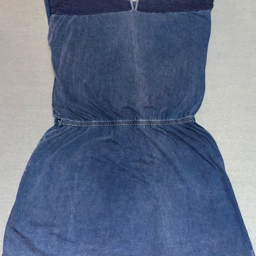 Esprit blue denim dress used with elastic waist