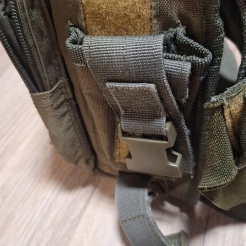 Drop Leg Bag military style, like new, khaki 20x27 cm