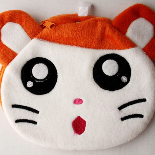 Vintage Hamtaro plush CD case new