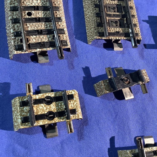 Marklin rails used, set of 14 pieces for model railroads