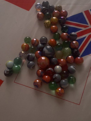 Marbles, set of 56