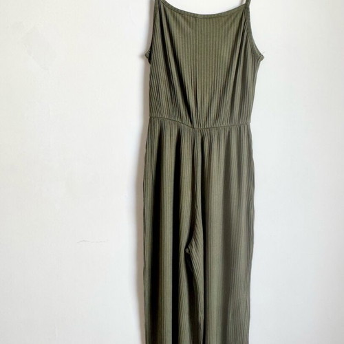 Bershka khaki one-piece like new, size S