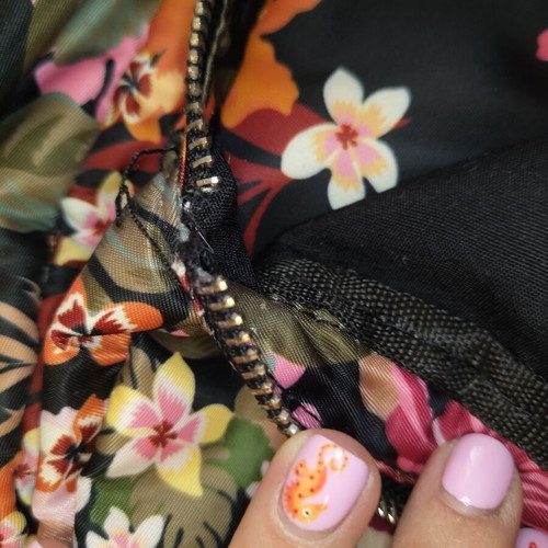 Parfois backpack with colorful flower design like new