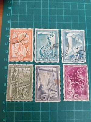 Greece 1951 The Marshall Plan stamps like new