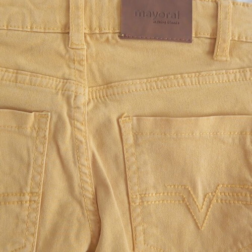 Mayoral chino pants like new, yellow, size 104 cm, age 4