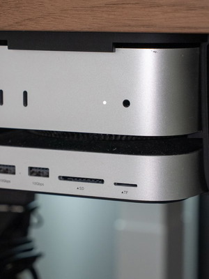 Mac Mini M4 Stand with Dock for Under Desk Mounting new, compatible with Ugreen