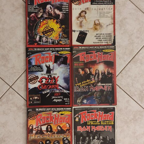 ROCK HARD & ROCK ON MAGAZINES. Complete collection.